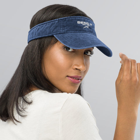 Denim visor