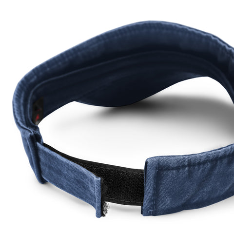 Denim visor